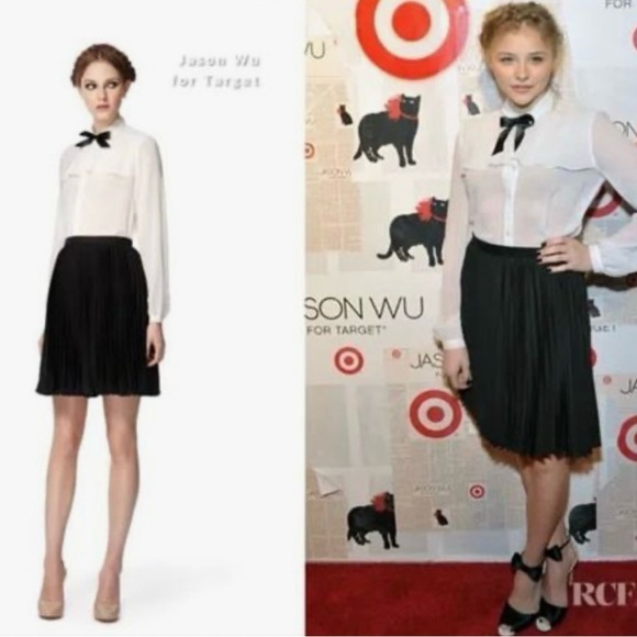 Jason Wu for Target Black Pleated Skirt 12 - Picture 2 of 6